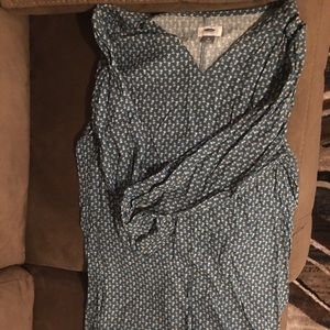 Floral Patterned A-Line Midi Dress